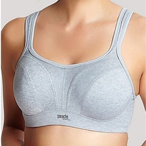 Panache Sport Bra 32G High Impact Underwire Padded 5021 Gray